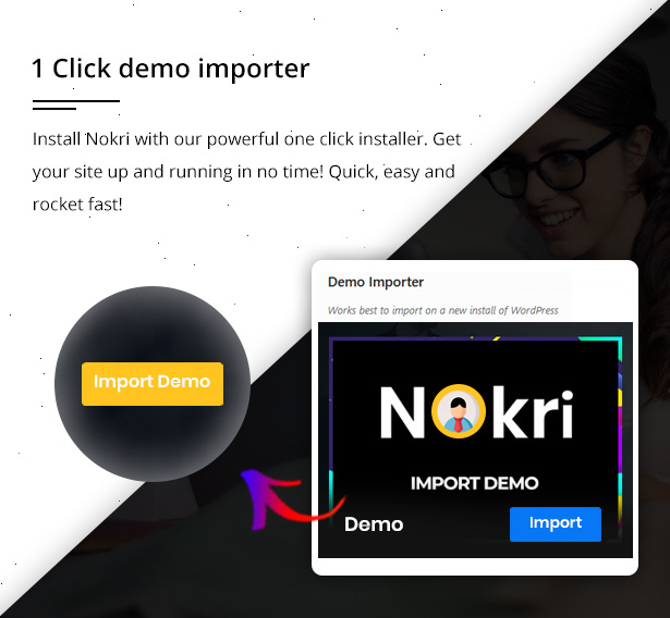 one click demo importer
