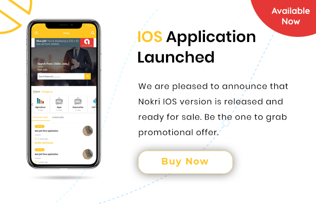 nokri ios application is available